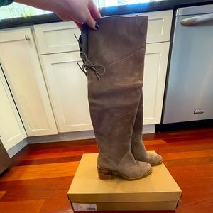 Lucky Brand Over the Knee Suede Boots